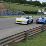 Graham Walden in TVR Tuscan Trying to pass Marcos mantis